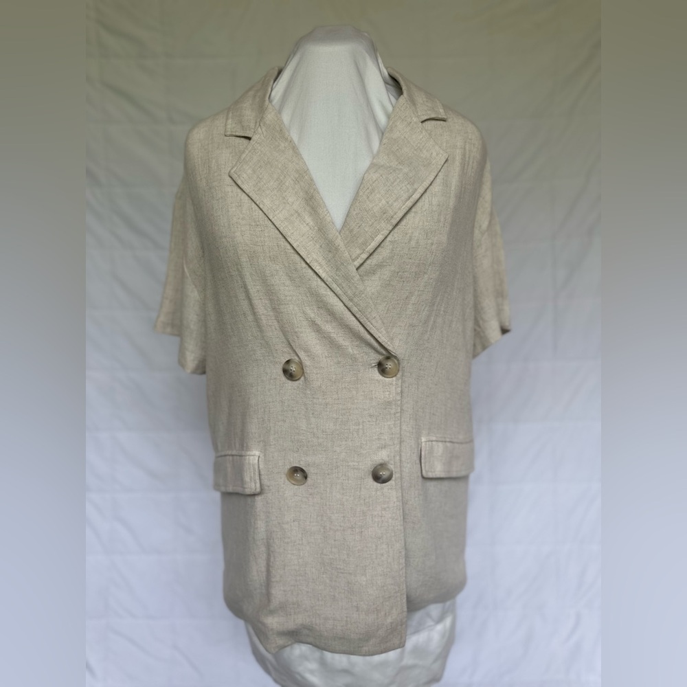 PROMESA OVERSIZED SHORT SLEEVE BLAZER